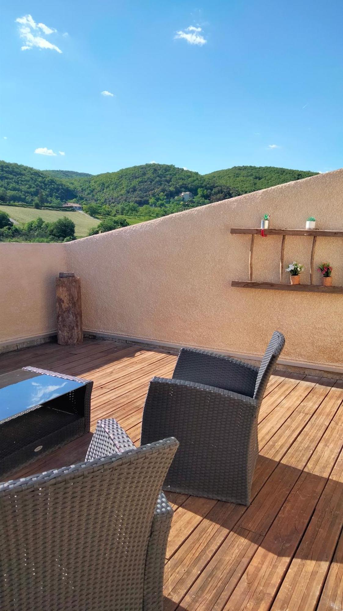 Chambre D'Hotes La Terrasse De Sabatas Chomerac Номер фото